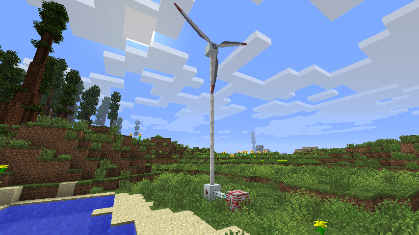 学园都市风力发电机主体 Academic City Windmill Generator Fc 青蛙化工 Frogcraft Mc百科 最大的minecraft中文mod百科